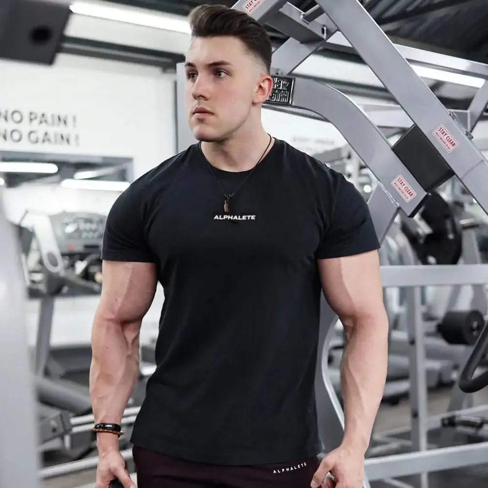 Men's Slim-Fit Gym T-Shirt – Perfect for Active Performance