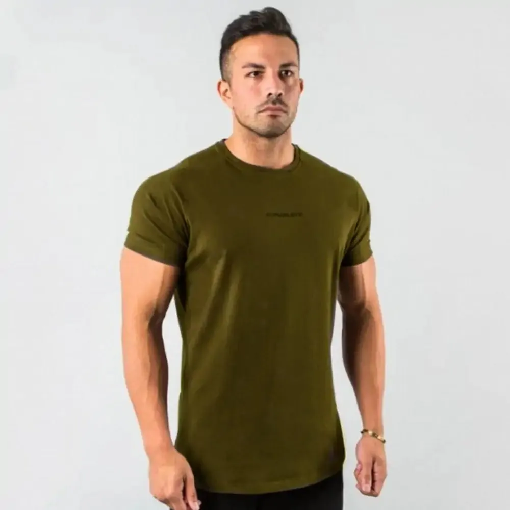 Men's Slim-Fit Gym T-Shirt – Perfect for Active Performance