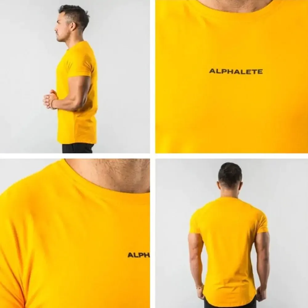 Men's Slim-Fit Gym T-Shirt – Perfect for Active Performance
