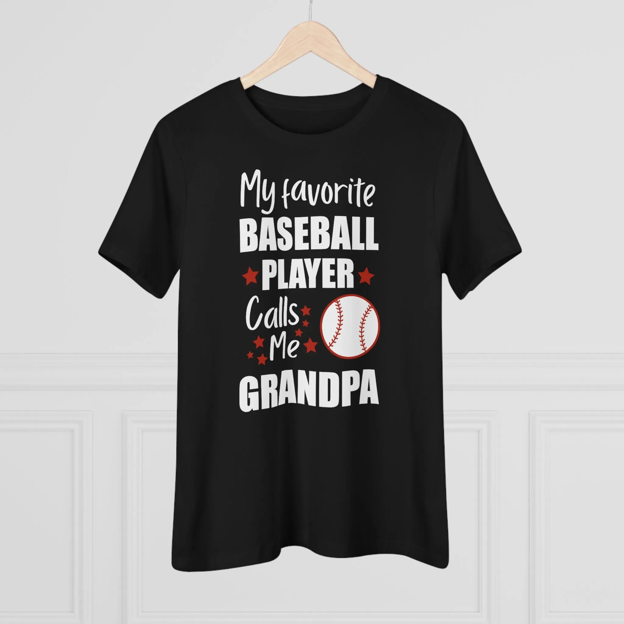 Men's Tee - My Favorite Baseball Player Calls Me Grandpa