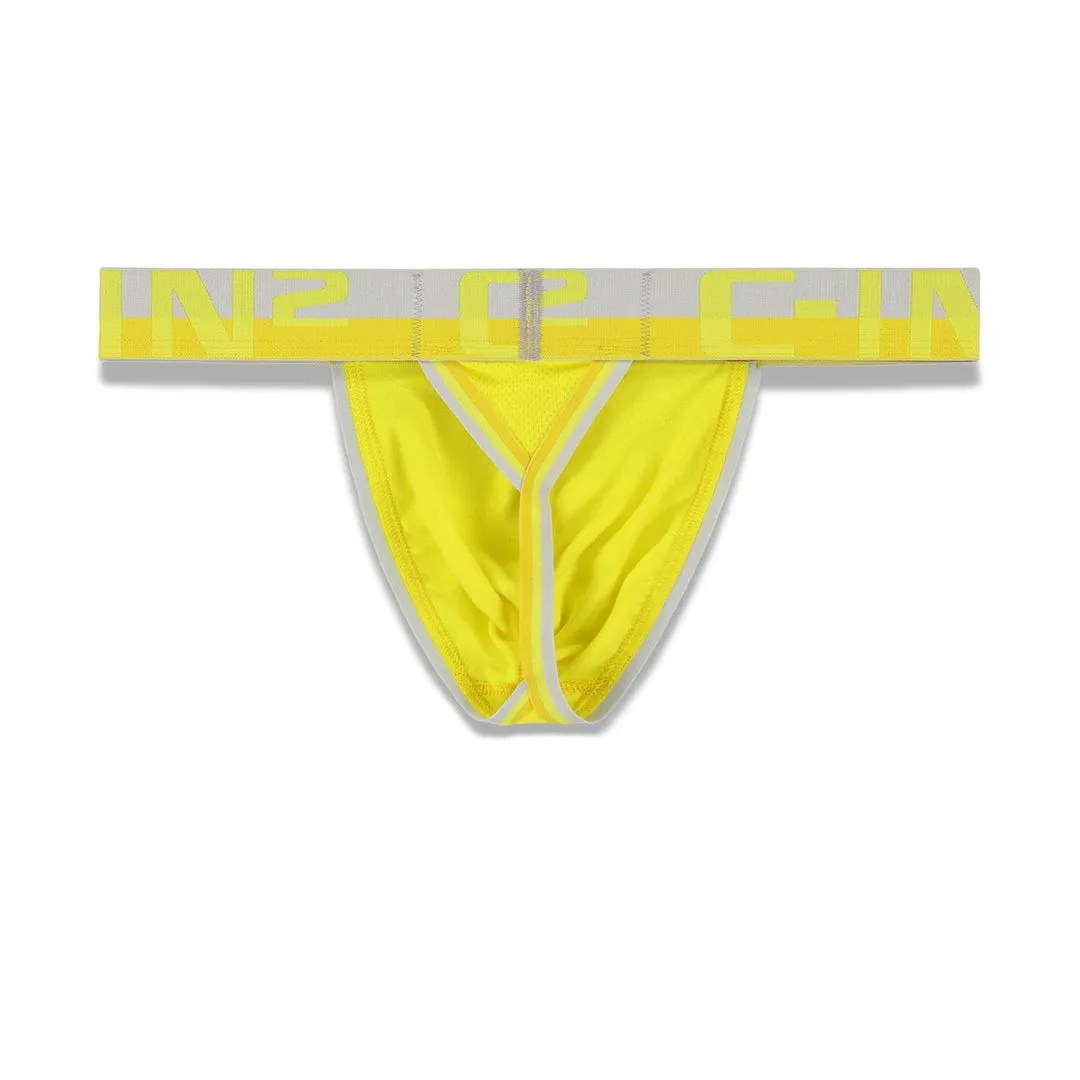 Mesh Thong Yaron Yellow