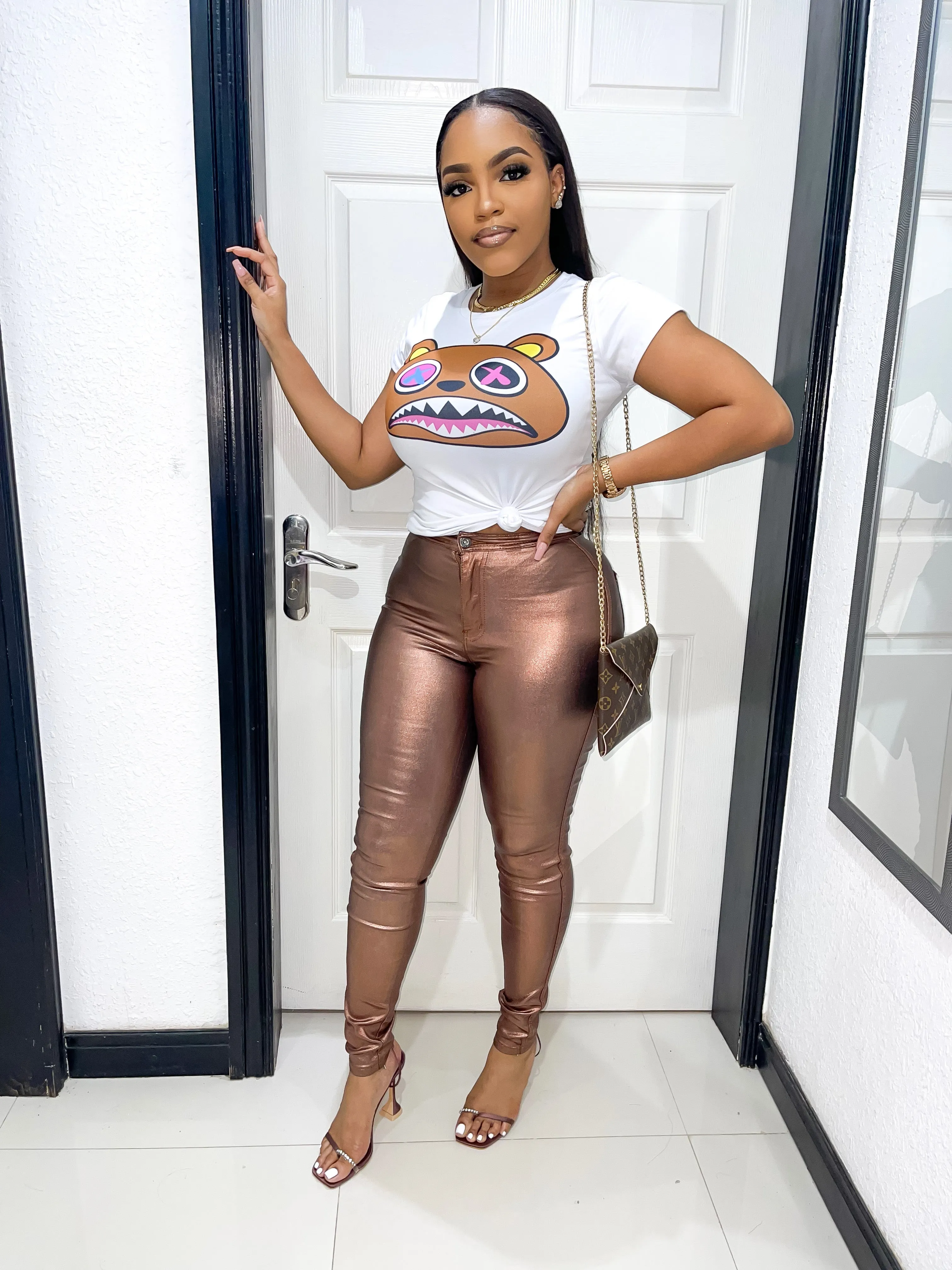Metallic Pants