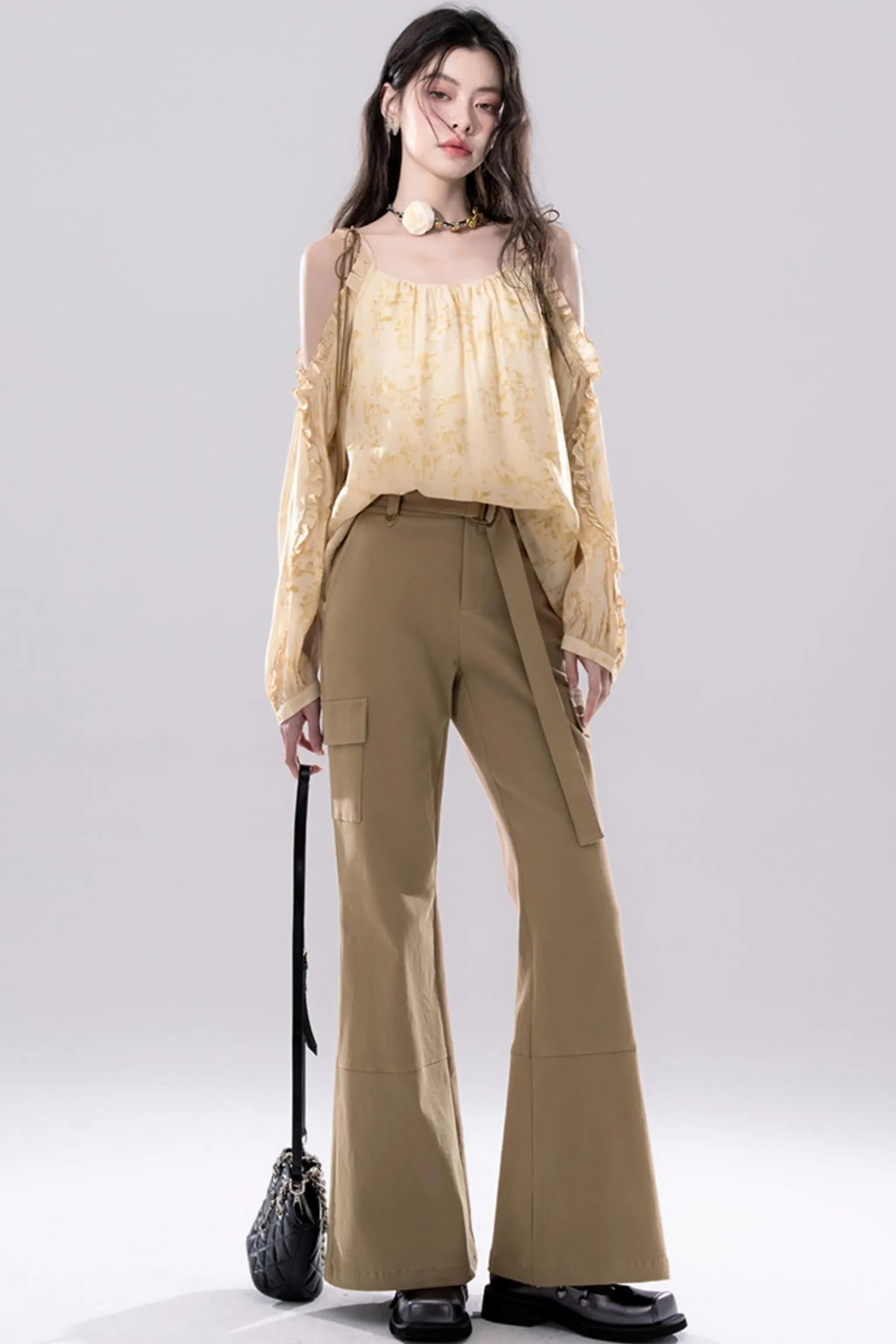 Micro Stretch Flare Pants