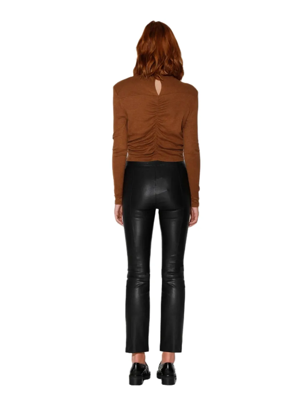 Modern Charm Stretch Leather Pant