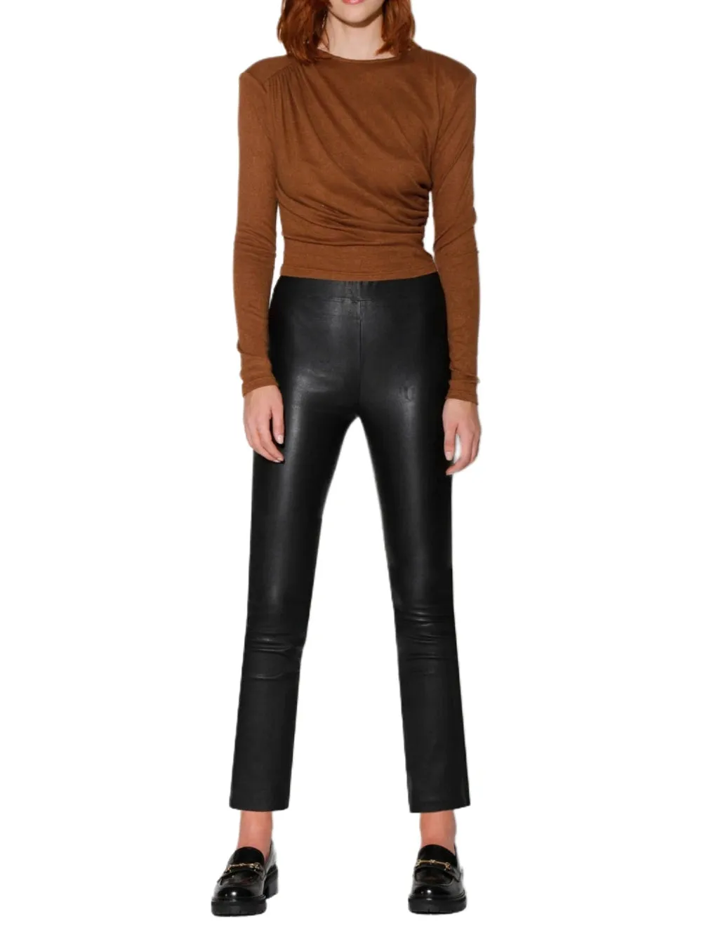 Modern Charm Stretch Leather Pant
