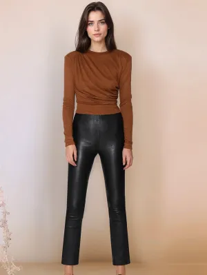 Modern Charm Stretch Leather Pant