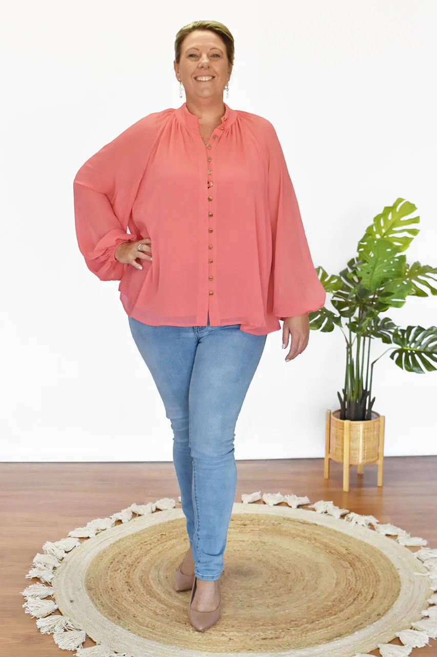 Molly Top - Coral