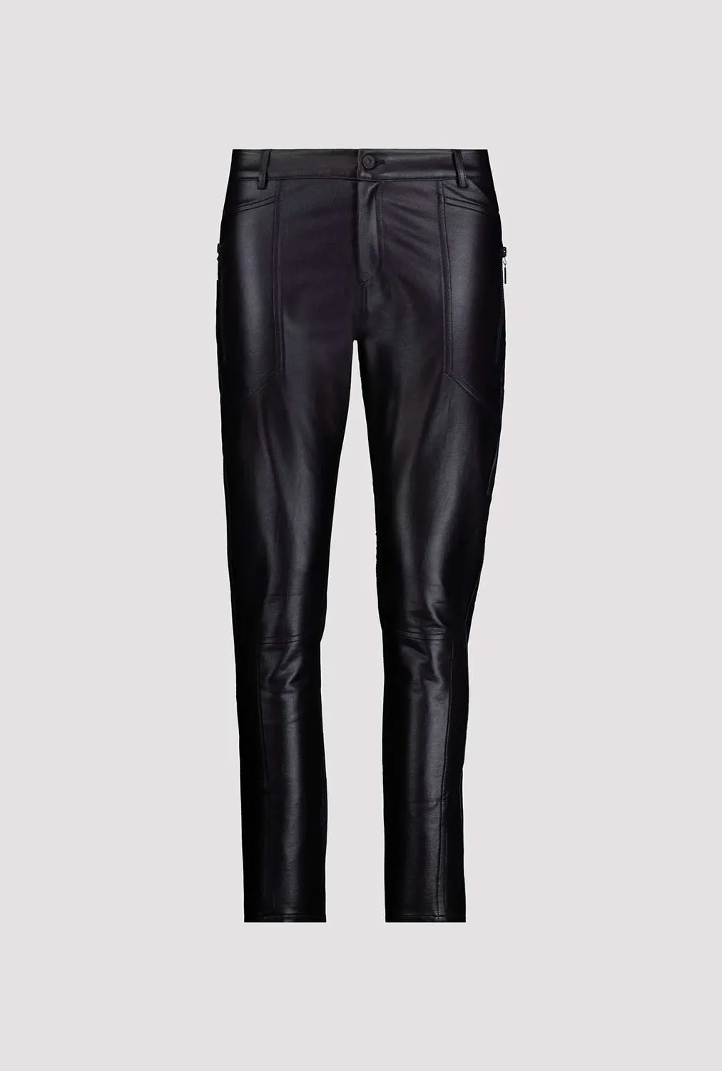 Monari Faux Leather Slim Pants M806850