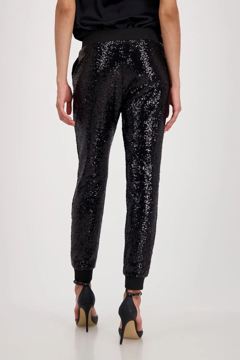 Monari Trousers Sequins 807403