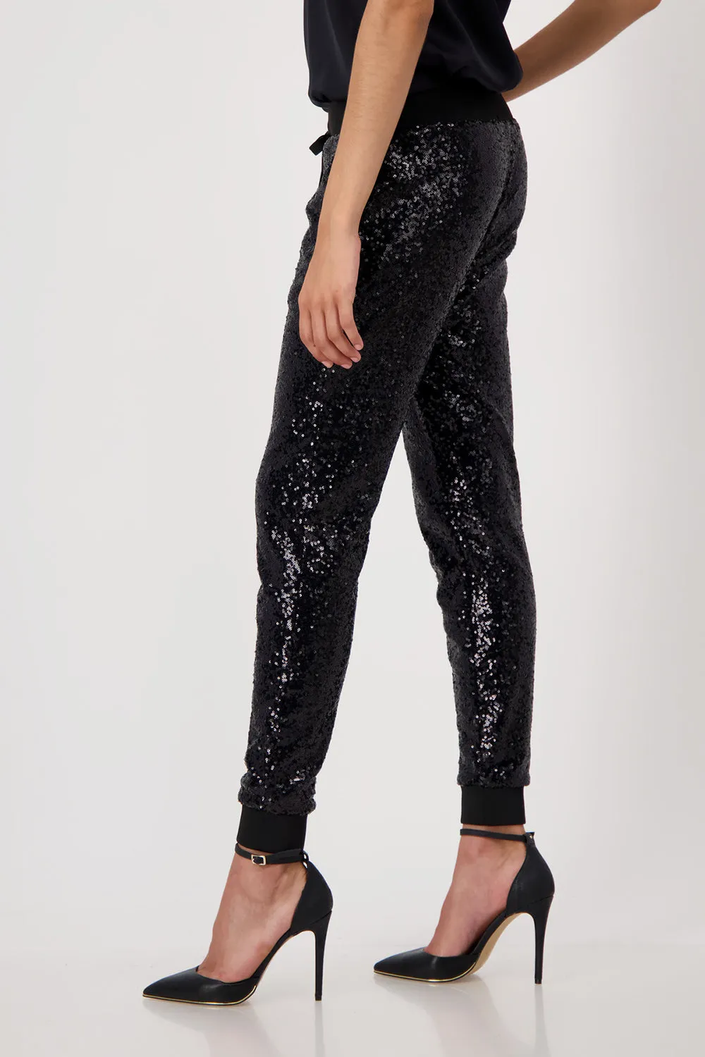 Monari Trousers Sequins 807403