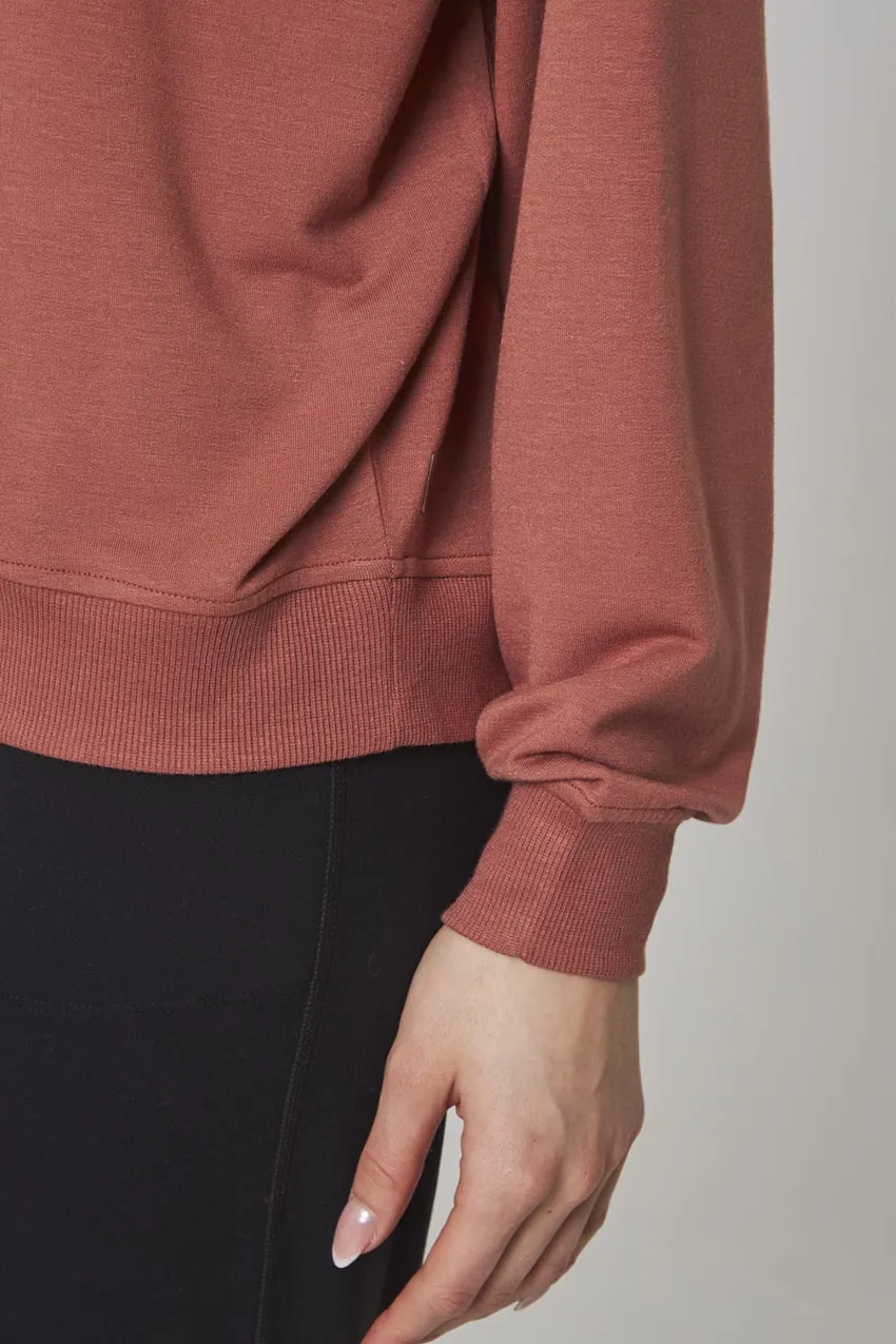 MPG Tops - Women's Serene Crew Neck Relaxed Pullover