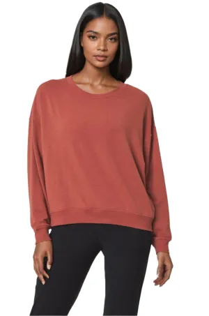 MPG Tops - Women's Serene Crew Neck Relaxed Pullover