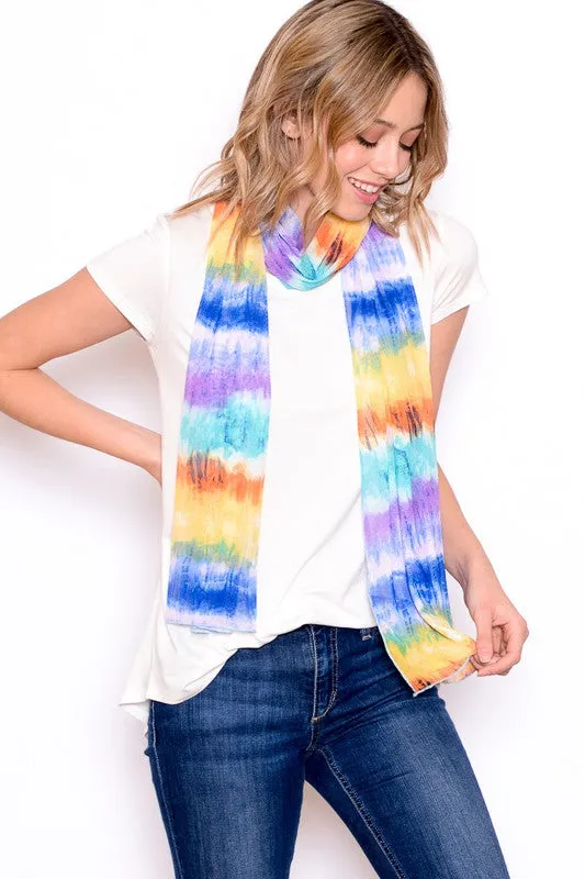 Multi Color Mesh Scarf