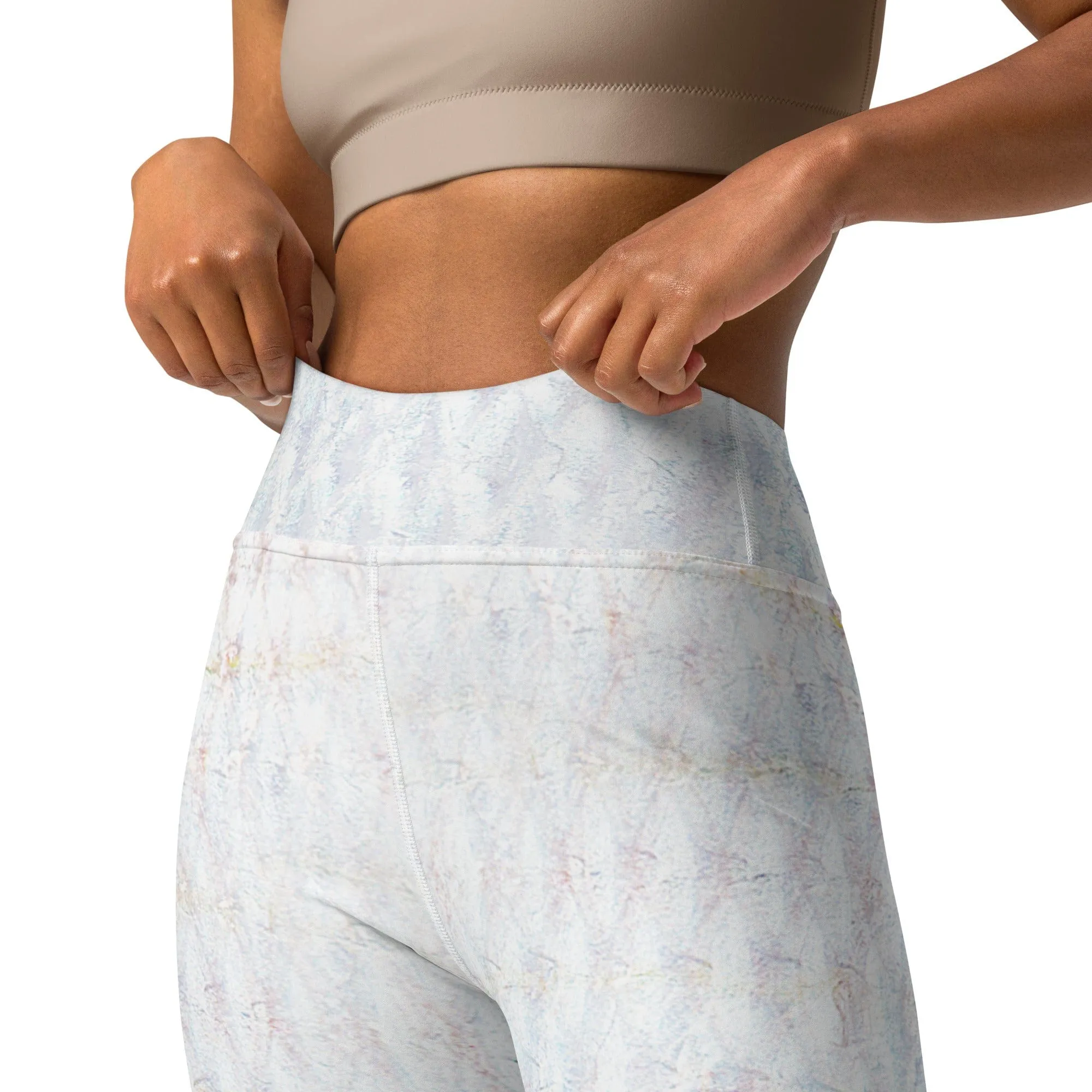 Mutton Moves Yoga Pants, Flat Front Athletic Leggings
