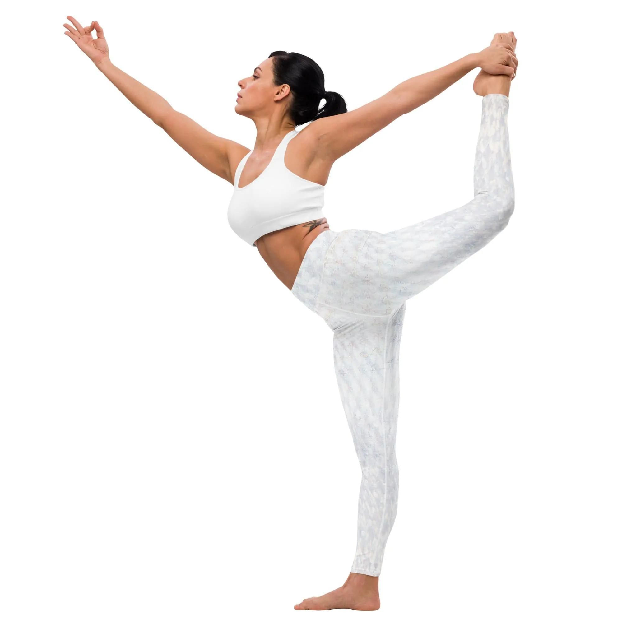 Mutton Moves Yoga Pants, Flat Front Athletic Leggings