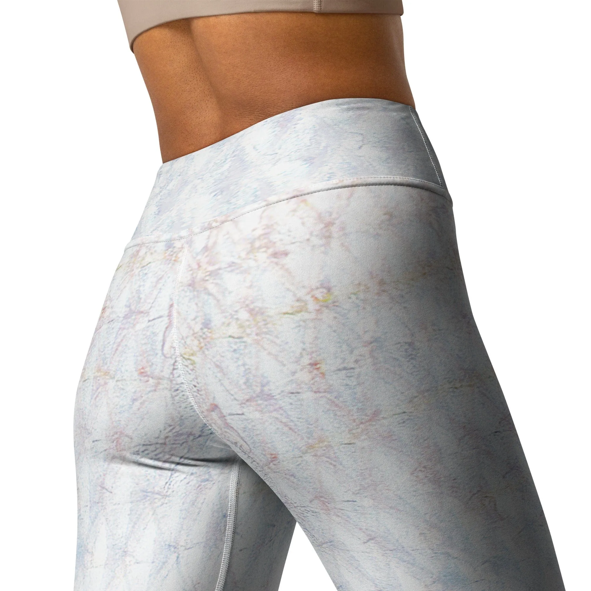 Mutton Moves Yoga Pants, Flat Front Athletic Leggings