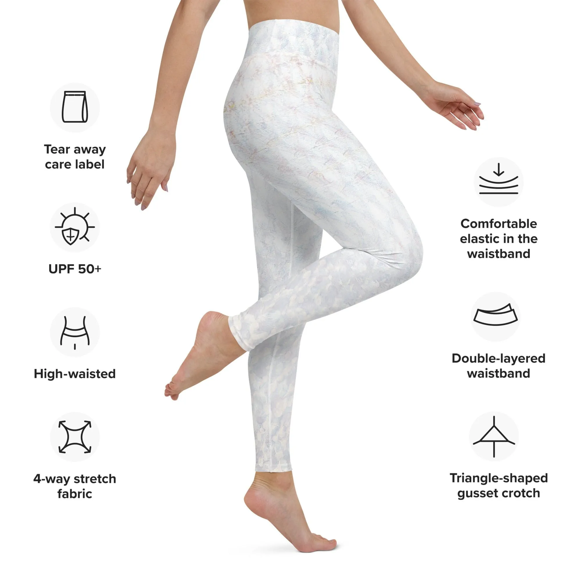 Mutton Moves Yoga Pants, Flat Front Athletic Leggings