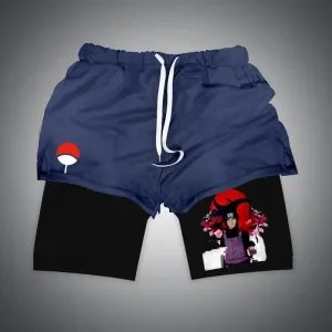 Naruto 'Shippuden' Performance Shorts w/Compression Lining