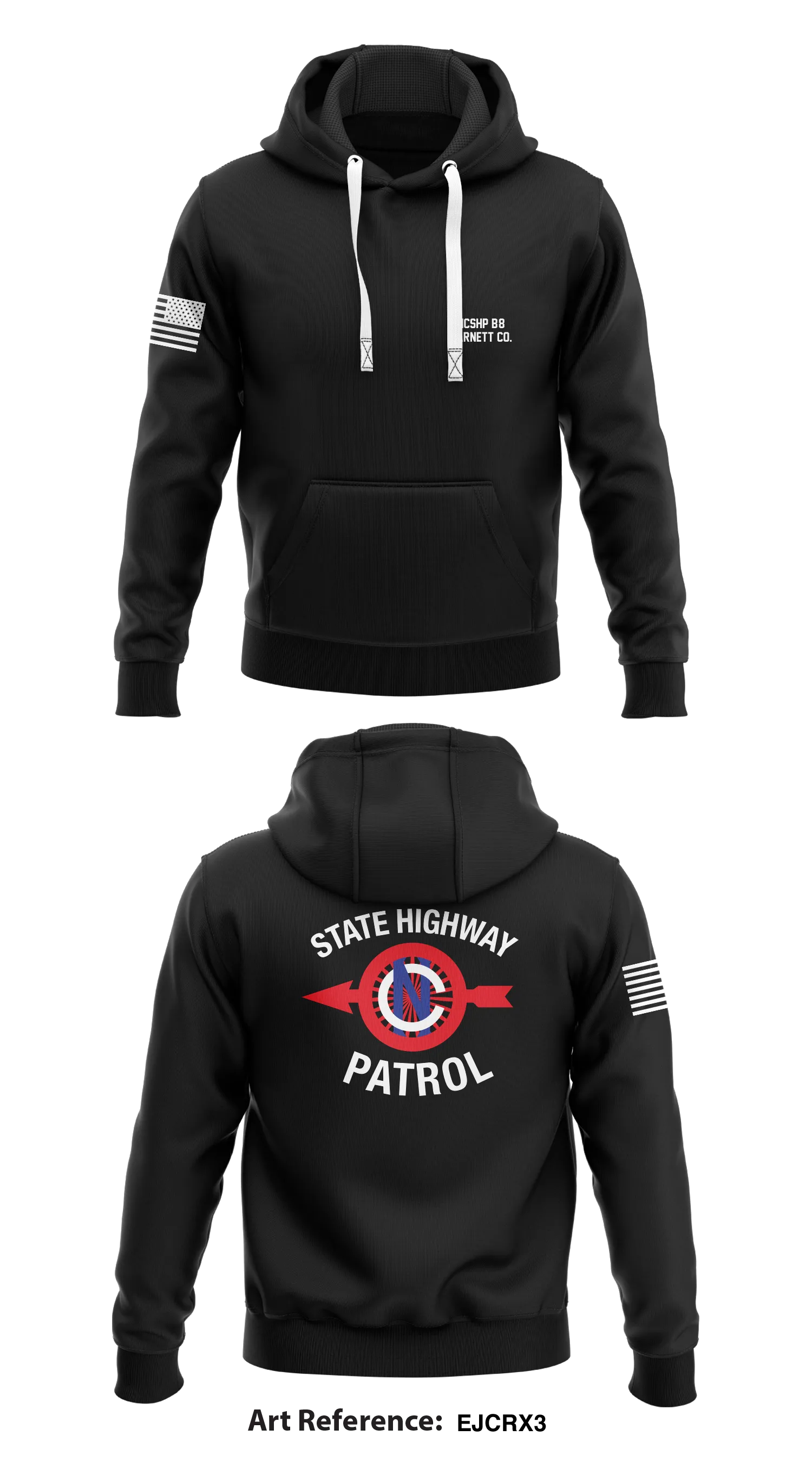 NCSHP B/8 Harnett Co. Store 1  Core Men's Hooded Performance Sweatshirt - EjCRx3