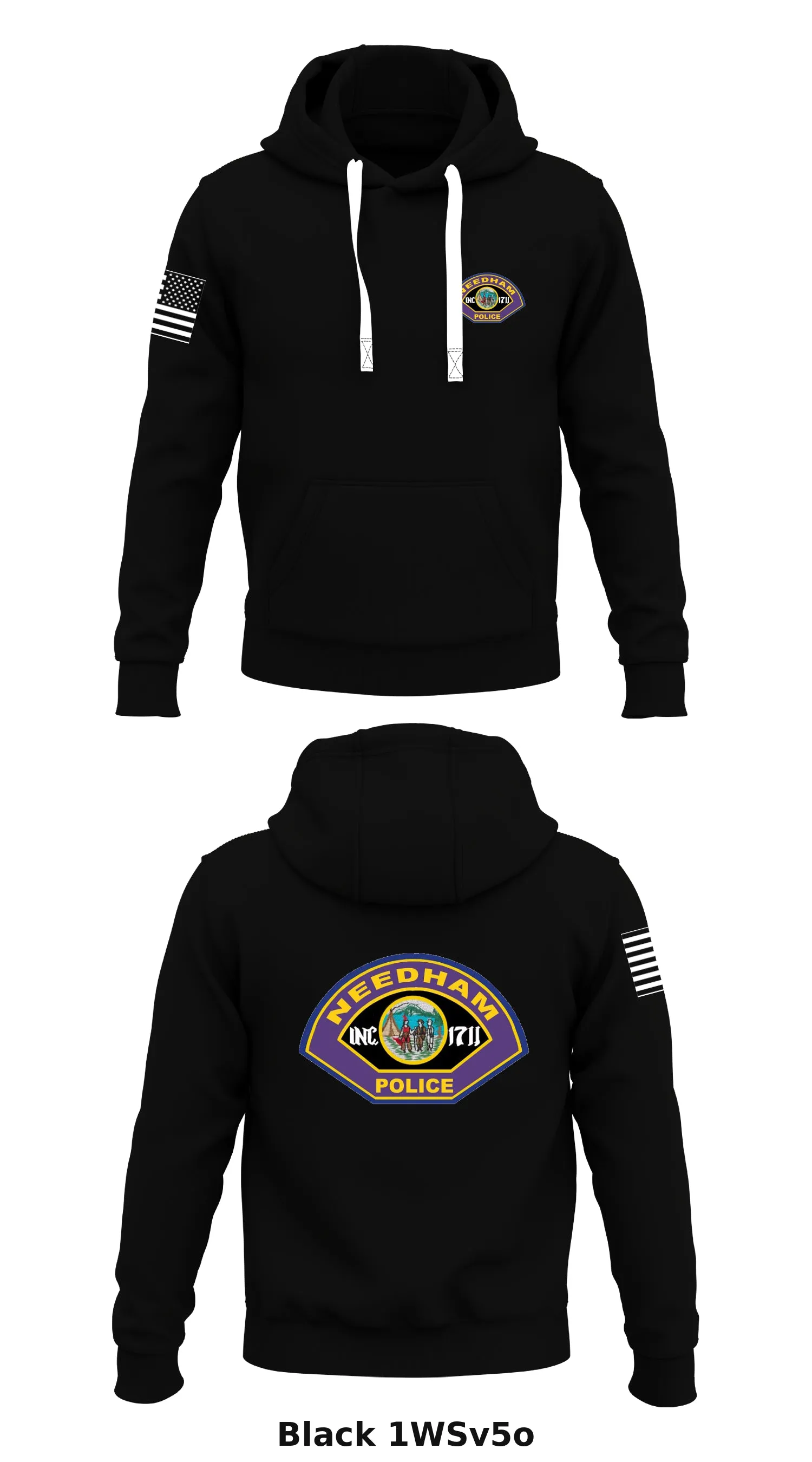 Needham PD Store 1  Core Men's Hooded Performance Sweatshirt - 1WSv5o