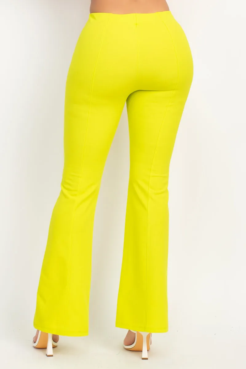 Neon Yellow Pant Suit