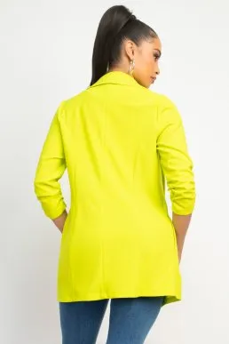 Neon Yellow Pant Suit
