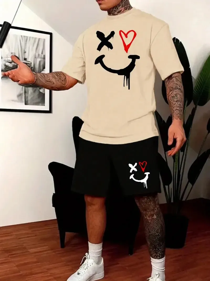 New Men’s 3D Tracksuit Summer Fashion Clothes