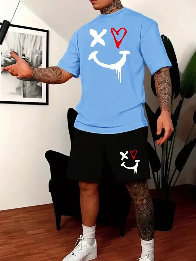 New Men’s 3D Tracksuit Summer Fashion Clothes