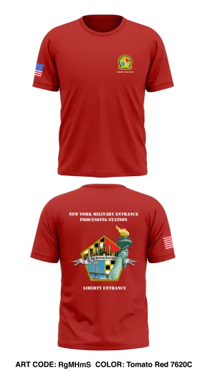 New York MEPS Store 1 Core Men's SS Performance Tee - RgMHmS