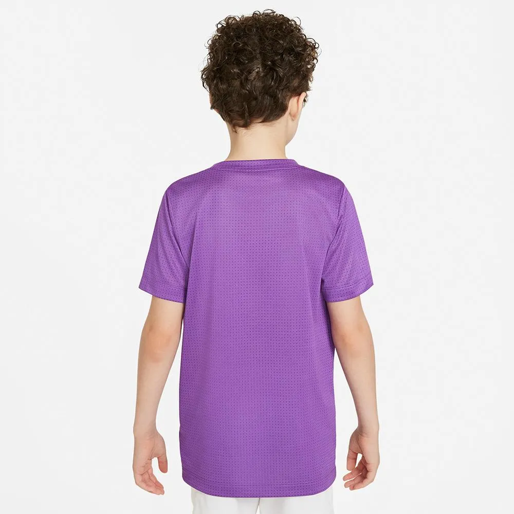 Nike Boys Rafa Tee - Wild Berry/Elemental Pink