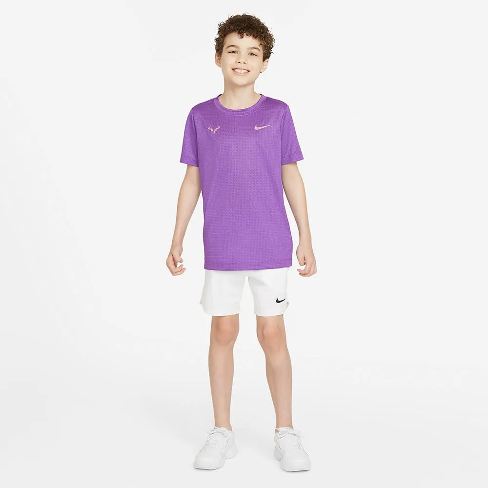 Nike Boys Rafa Tee - Wild Berry/Elemental Pink