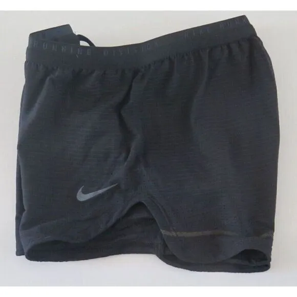 Nike DC5243 010 Women's Sz S Black Standard Fit Engineered Running Shorts $85 