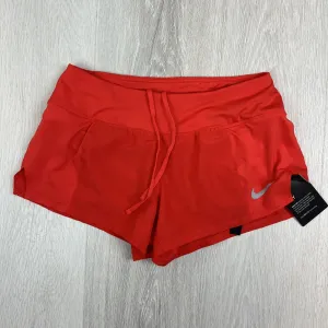 Nike Womens Red Athletic Running Shorts Size Small (New)