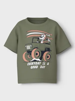 NMMVAGNO T-Shirts & Tops - Oil Green