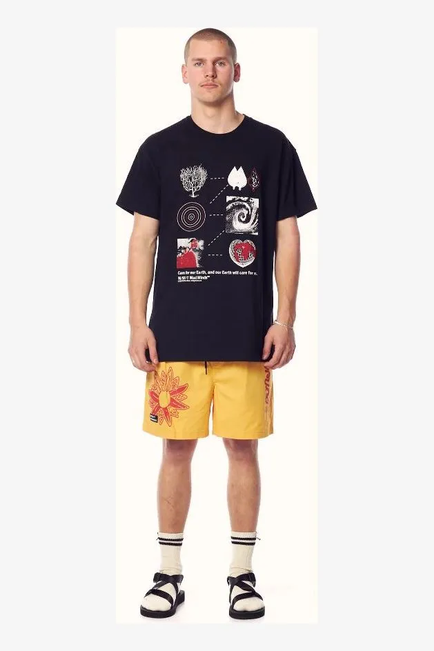 NOR NINA 50/50 SS TEE - PIGMENT BLACK