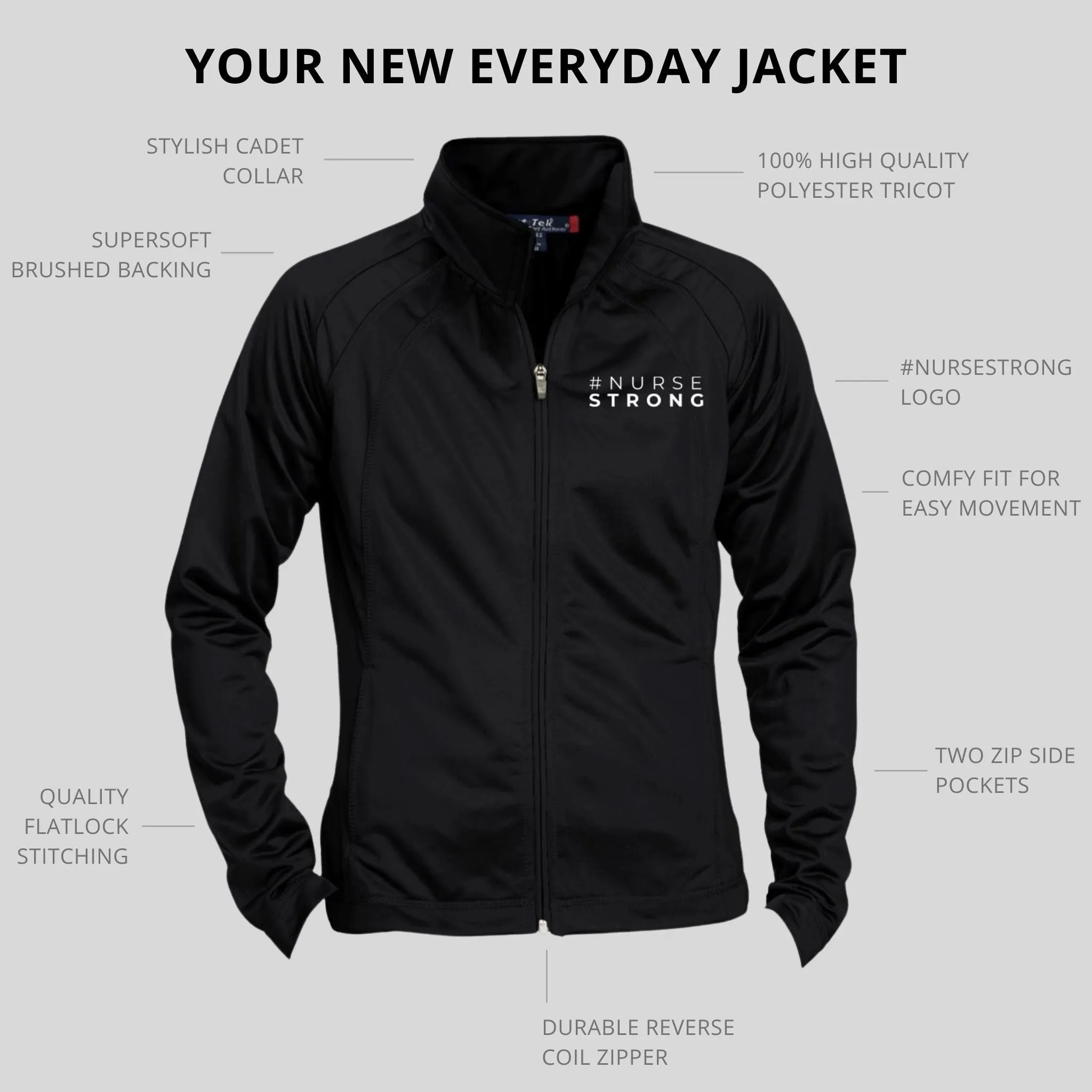 #NurseStrong Women's Performance Jacket