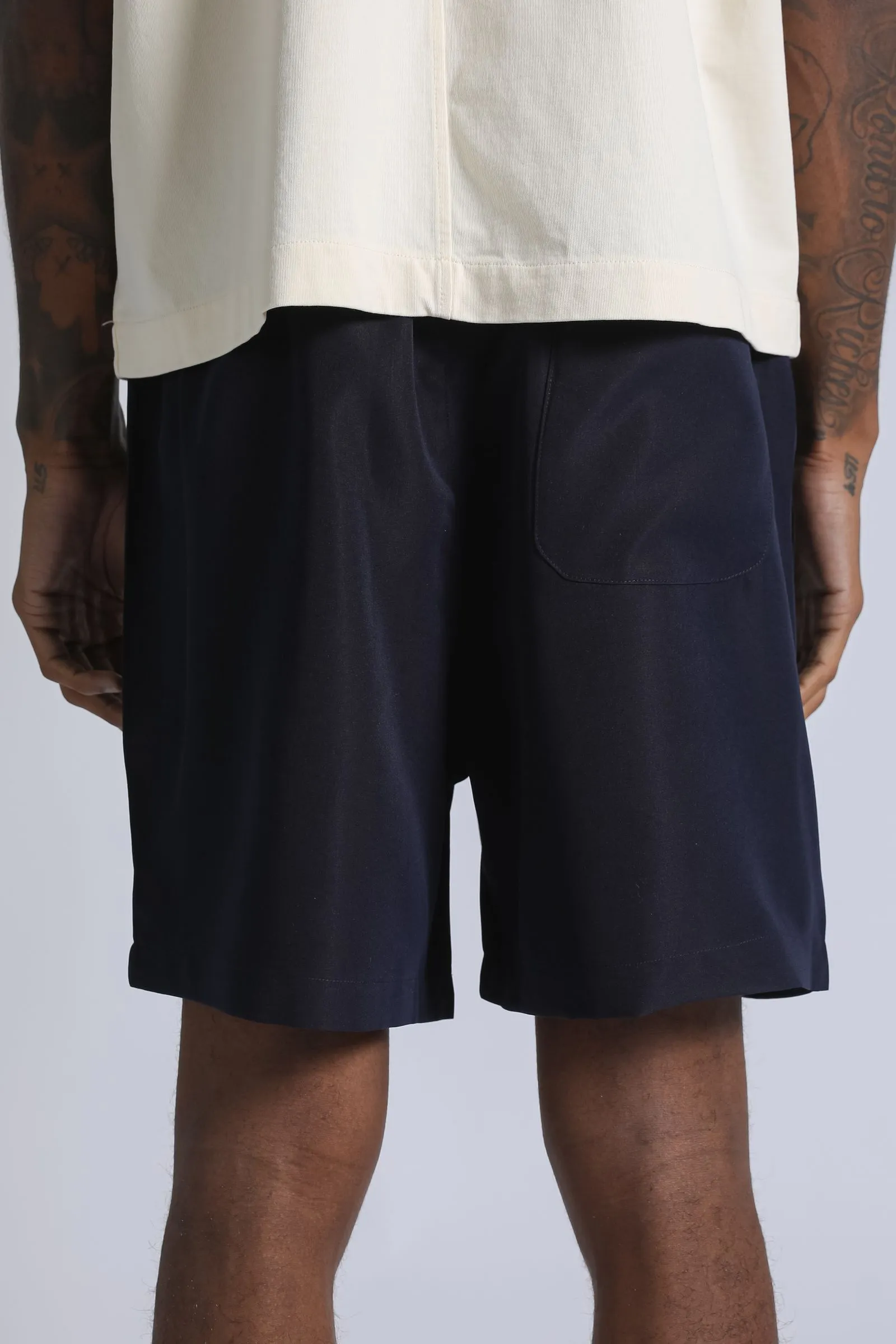 Nylon Running Shorts - Navy