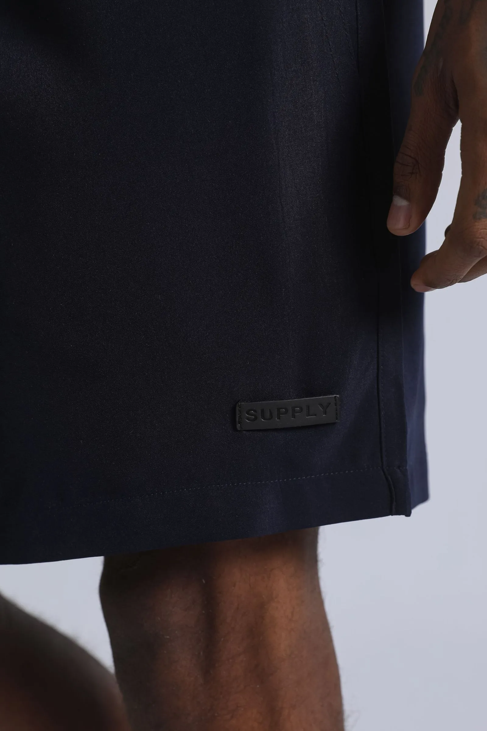 Nylon Running Shorts - Navy