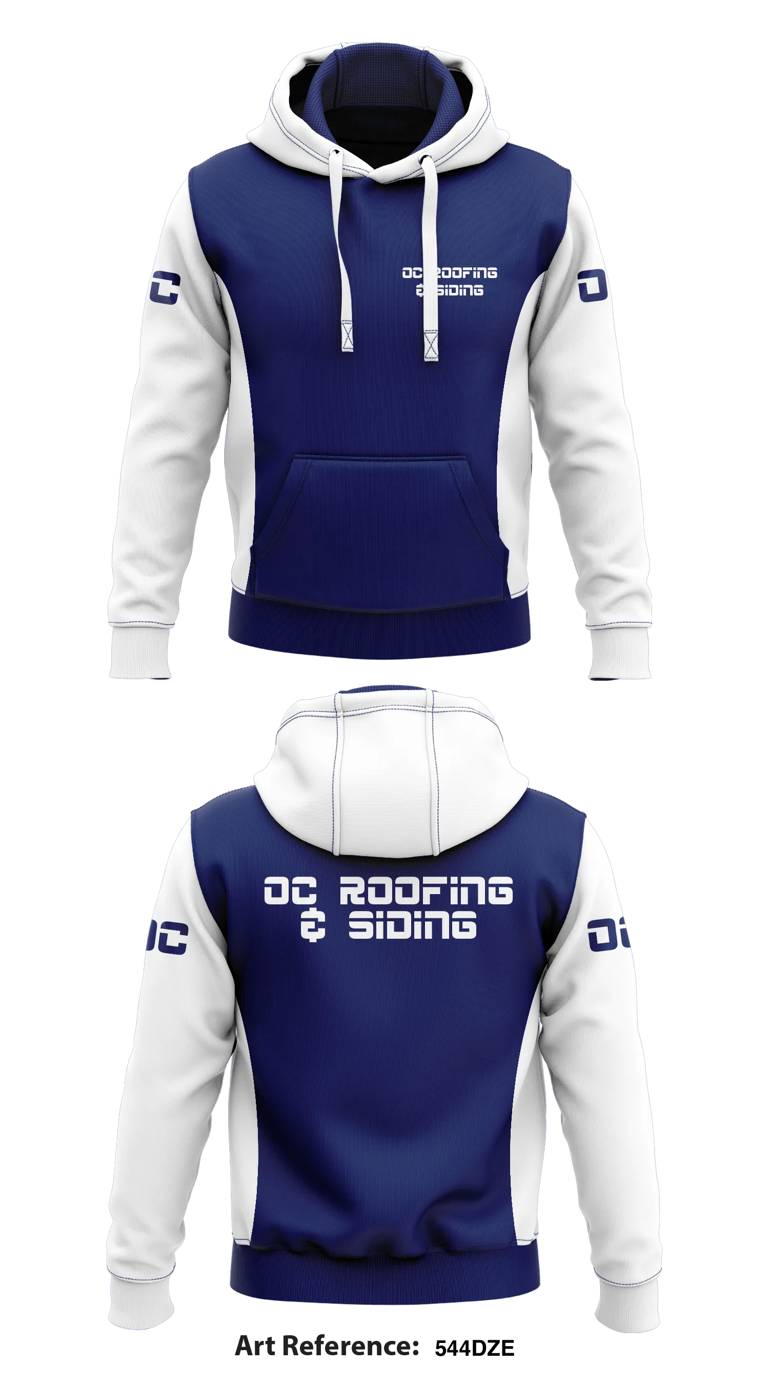 OC roofing & siding Store 1  Core Men's Hooded Performance Sweatshirt - 544DZE
