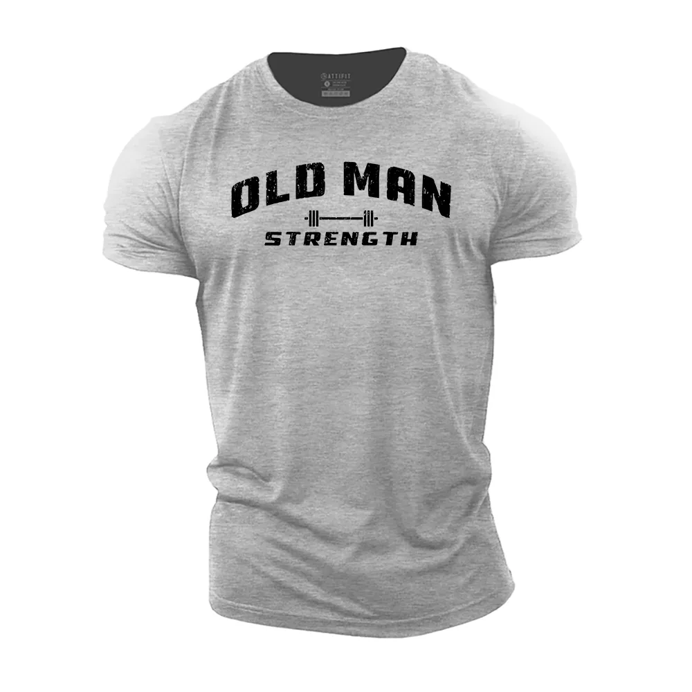 Old Man Strength Cotton T-Shirt