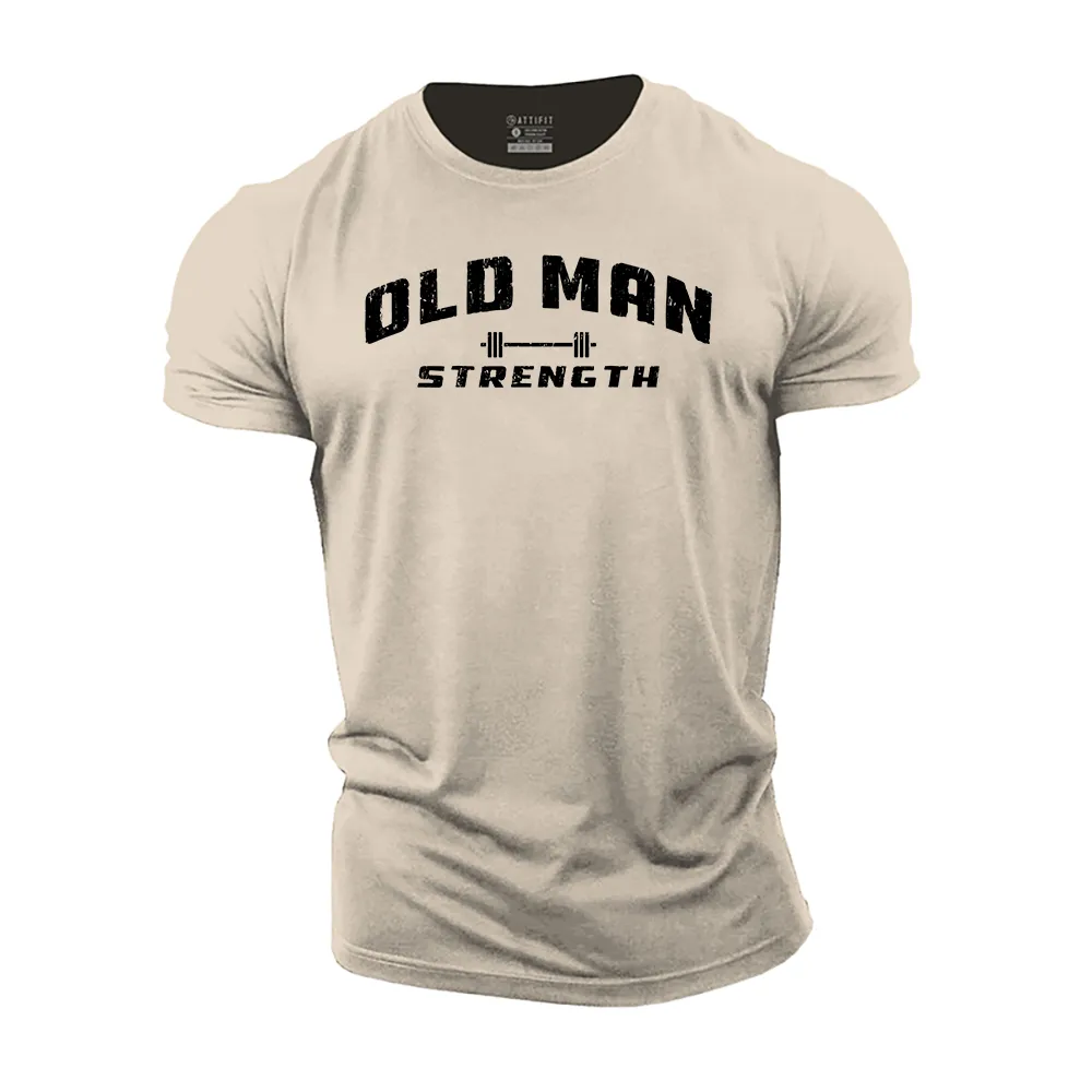Old Man Strength Cotton T-Shirt