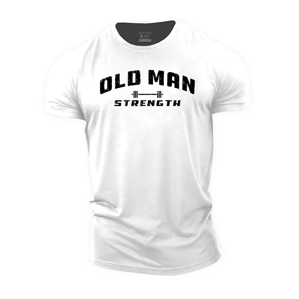 Old Man Strength Cotton T-Shirt