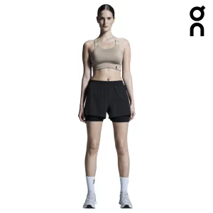 On Women 3 Inch Performance 2/1 Shorts - Black