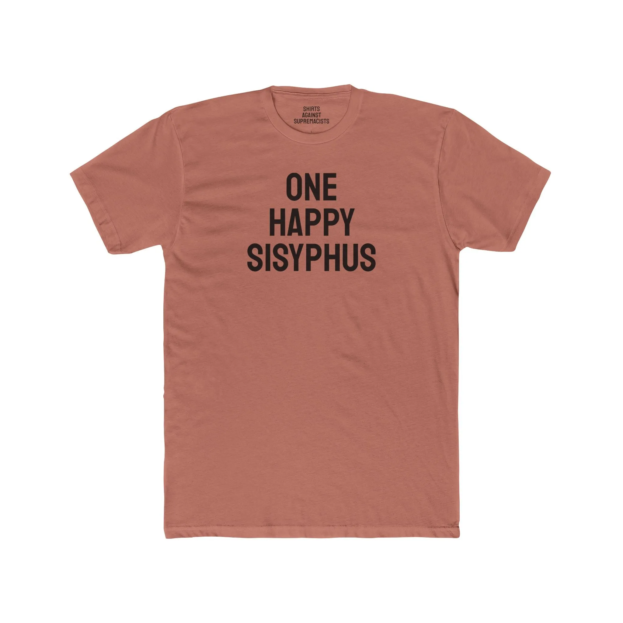 One Happy Sisyphus - Unisex Cotton Crew Tee