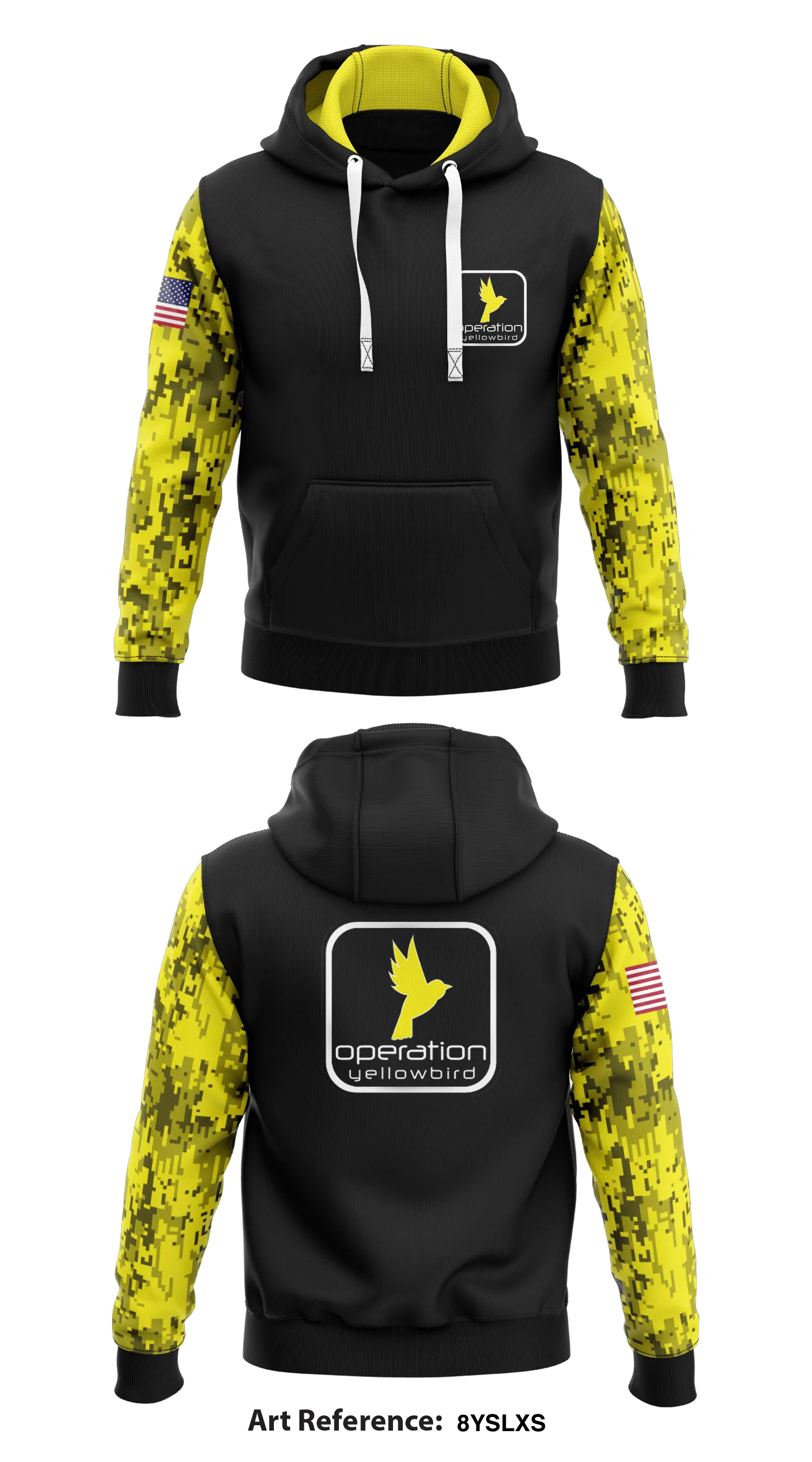 Operation Yellowbird Store 1  Core Men's Hooded Performance Sweatshirt - 8ySLXS