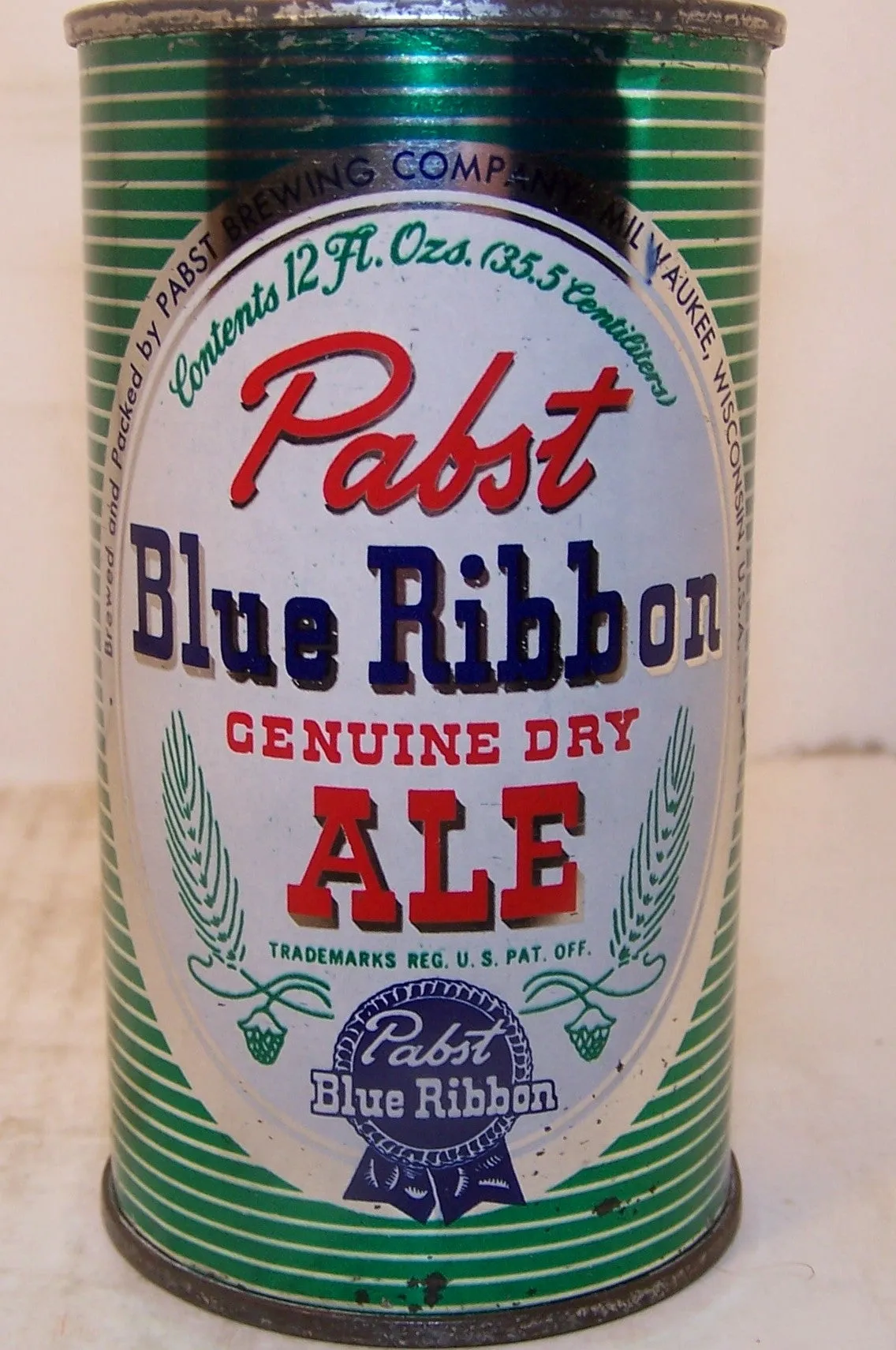 Pabst Blue Ribbon Genuine Dry Ale, USBC 111-2 Grade 1 Sold 12/2/14