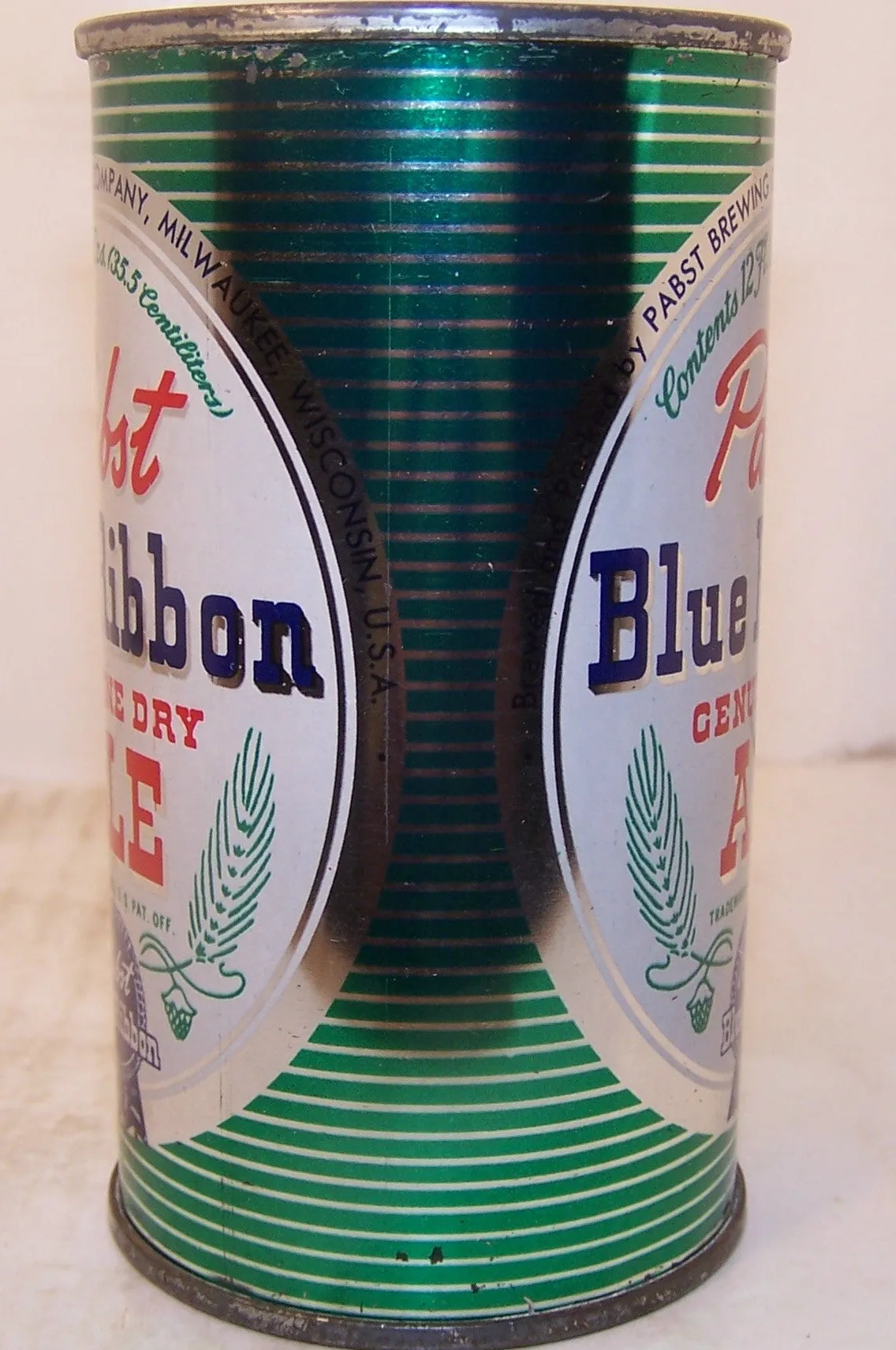 Pabst Blue Ribbon Genuine Dry Ale, USBC 111-2 Grade 1 Sold 12/2/14