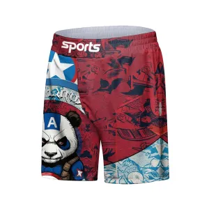 Panda Compression 'Captain Panda' Fight Shorts