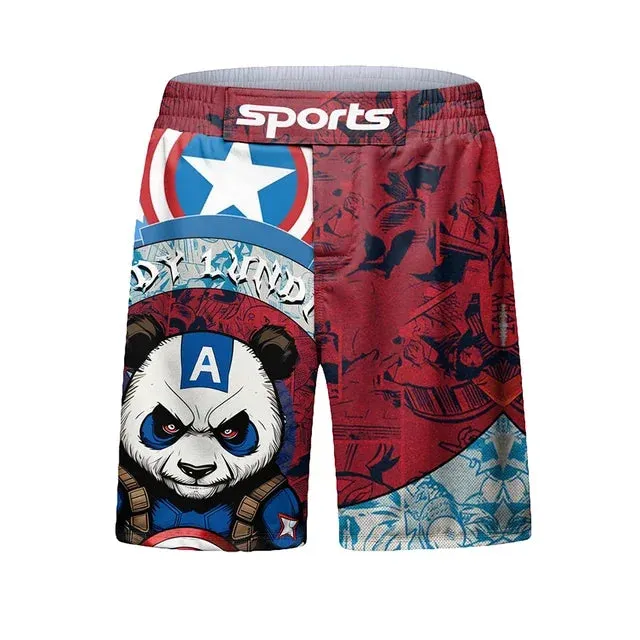 Panda Compression 'Captain Panda' Long Sleeve Rashguard Short Set