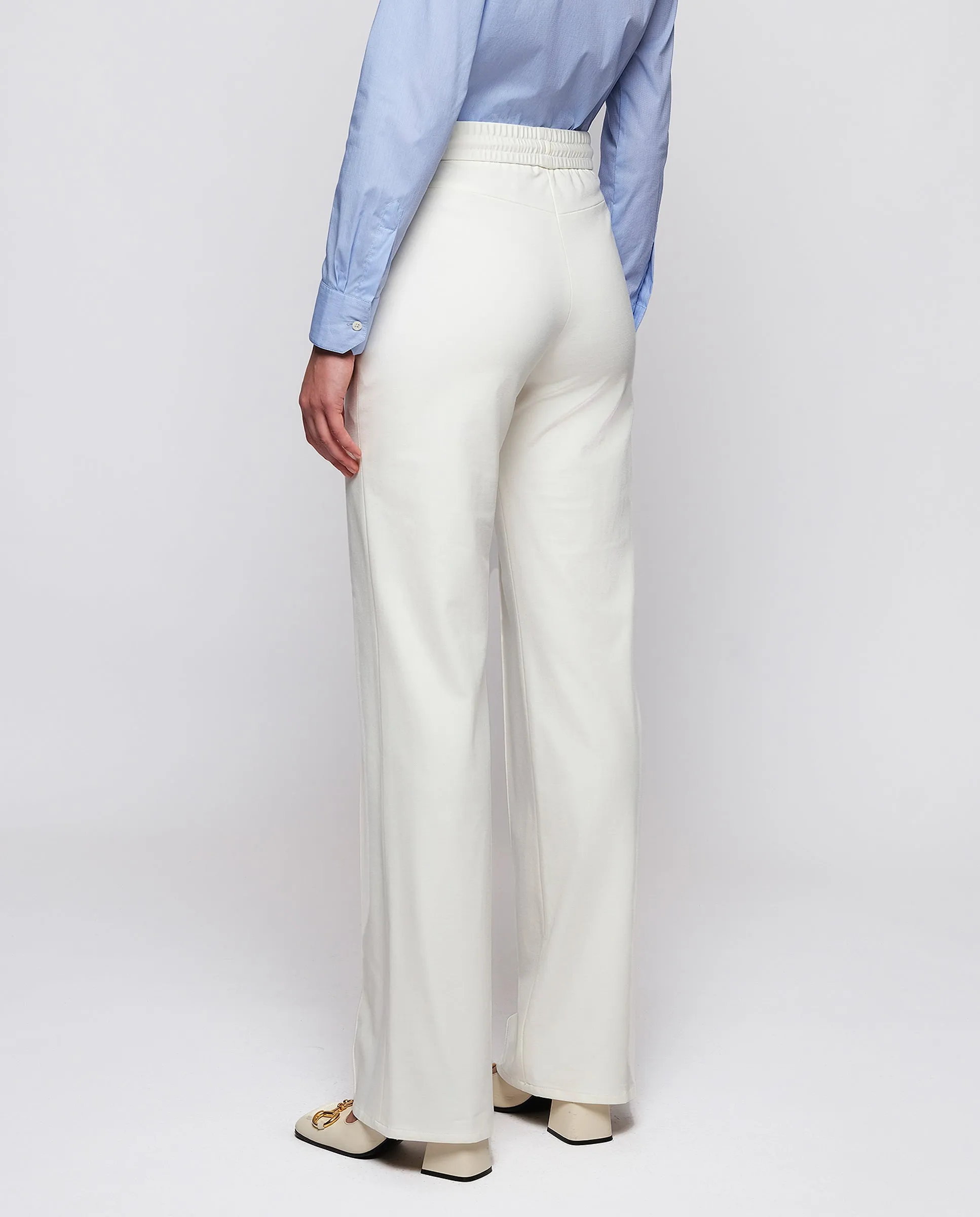 Pantalón stretch blanco